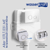 Смывной бачок для унитаза Wasserkraft Aller 10TLT.031.ME.PB01, с механической кнопкой смыва цвет - черный глянцевый