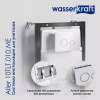 Инсталляция для унитаза Wasserkraft Aller 10TLT.010.ME.CH02, механическая клавиша цвет хром