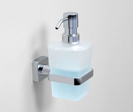 Дозатор для жидкого мыла с держателем Wasserkraft Dill, K-3999
