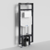 Инсталляция для унитаза Wasserkraft Dinkel 58TLT.010.ME.WH04, механическая клавиша белая