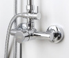 Душевая стойка Wasserkraft A12202, верхний душ 20 см, хром