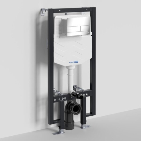 Инсталляция для унитаза Wasserkraft Vils 56TLT.010.ME.CH04, механическая клавиша хром