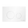 Инсталляция для унитаза Wasserkraft Glan 66TLT.010.ME.BL.WH02, декоративная стеклянная панель черная, механическая кнопка смыва белая