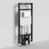 Инсталляция для унитаза Wasserkraft Dinkel 58TLT.010.ME.WH02, механическая клавиша белая
