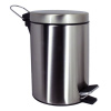 Корзина для мусора Wasserkraft Серия К, с педалью, 3 л, никель, K-633N