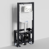 Инсталляция для унитаза Wasserkraft Dill 61TLT.010.ME.BN02, механическая клавиша никель