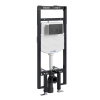 Инсталляция для унитаза Wasserkraft Dinkel 58TLT.010.ME.MB02, механическая клавиша черная матовая
