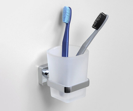 Стакан для щеток с держателем Wasserkraft Dill, K-3928