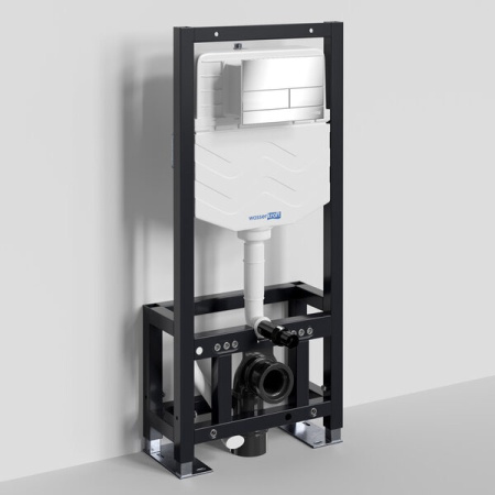 Инсталляция для унитаза Wasserkraft Dill 61TLT.010.ME.CH04, механическая клавиша хром