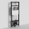 Инсталляция для унитаза Wasserkraft Alme 15TLT.010.ME.PB04, механическая клавиша черная