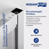 Душевой уголок Wasserkraft Berkel, 130 х 100 см, профиль хром, стекла прозрачные, 48P34