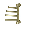 Полотенцедержатель Wasserkraft Серия К, 4 держателя, 12 см, золото матовое, K-1054BRUSHED GOLD