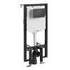 Инсталляция для унитаза Wasserkraft Vils 56TLT.010.ME.MB04, механическая клавиша черная матовая