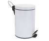 Корзина для мусора Wasserkraft Серия К, с педалью, 5 л, цвет -белый, K-635W