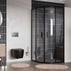 Душевой уголок Wasserkraft 61S01, четверть круга, 90 х 90 см