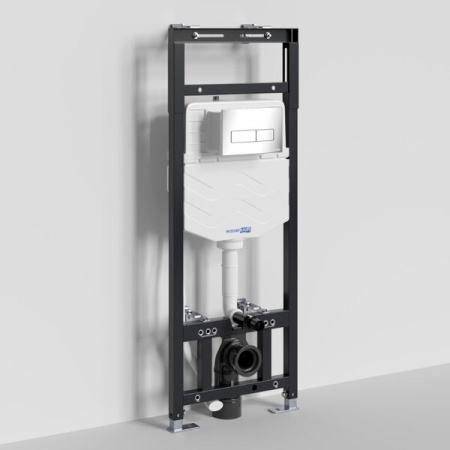 Инсталляция для унитаза Wasserkraft Alme 15TLT.010.ME.CH03, механическая клавиша хром