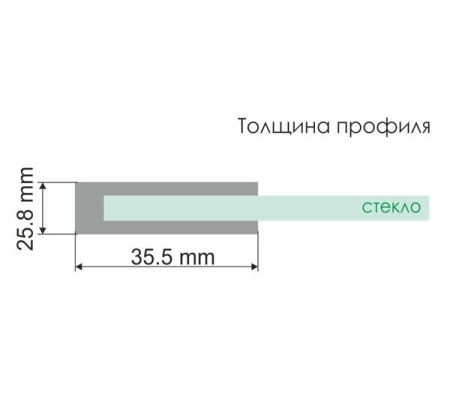 Душевая дверь в нишу Wasserkraft Weser 78F04 90 х 200 см, стекло прозрачное, профиль серебристый