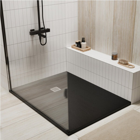 Душевой поддон Wasserkraft Dill 61T 61T07, 120 х 90 см, черный матовый