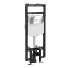 Инсталляция для унитаза Wasserkraft Dinkel 58TLT.010.ME.BN01, механическая клавиша никель