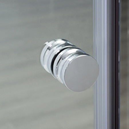 Душевой уголок Wasserkraft Vils 56R16, 110 х 100 х 200 см, профиль серебристый, стекло прозрачное