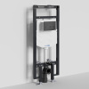 Инсталляция для унитаза Wasserkraft Dinkel 58TLT.010.ME.MB03, механическая клавиша черная матовая