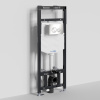 Инсталляция для унитаза Wasserkraft Alme 15TLT.010.ME.BN02, механическая клавиша никель