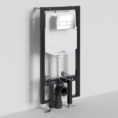 Инсталляция для унитаза Wasserkraft Vils 56TLT.010.ME.CH03, механическая клавиша хром
