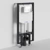 Инсталляция для унитаза Wasserkraft Vils 56TLT.010.ME.BN03, механическая клавиша никель