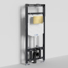 Инсталляция для унитаза Wasserkraft Alme 15TLT.010.ME.MG04, механическая клавиша золото матовое