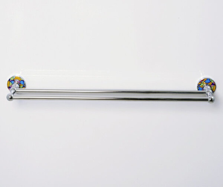 Полотенцедержатель двойной Wasserkraft Diemel, 65 см, хром, Diemel K-2240