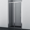 Душевая дверь в нишу Wasserkraft Lopau 32S, 120 х 200 см, профиль хром, стекло прозрачное, 32S05L/R