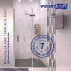 Душевой уголок Wasserkraft Aller Black Matt L/R, 120 х 80 см, стекло прозрачное, 10H06LBLACK MATT