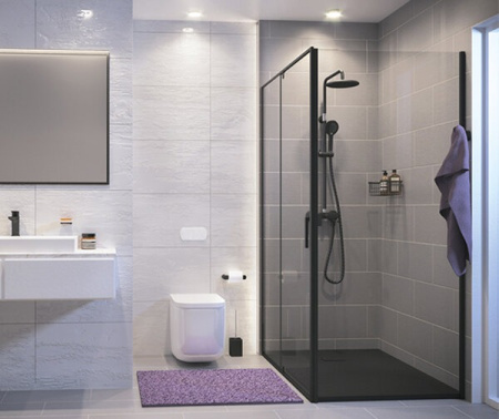 Душевой уголок Wasserkraft 74P10, прямоугольный, 120х100 см