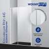 Душевой уголок Wasserkraft 44S16, прямоугольный, 110 х 100 см
