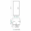 Душевой уголок Wasserkraft Salm 27I42, квадратный, 100 см