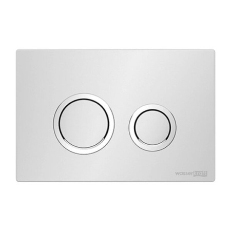 Инсталляция для унитаза Wasserkraft Vils 56TLT.010.ME.WH01, механическая клавиша белая, ободки хром