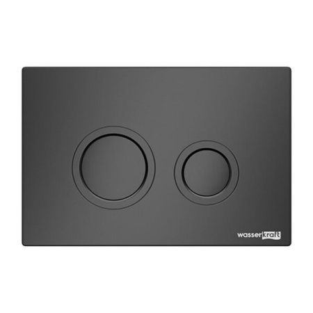 Инсталляция для унитаза Wasserkraft Vils 56TLT.010.ME.MB01, механическая клавиша черная матовая