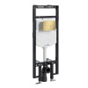 Инсталляция для унитаза Wasserkraft Dinkel 58TLT.010.ME.MG04, механическая клавиша золото матовое