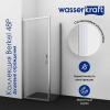Душевой уголок Wasserkraft 48P10, 100 см, стекло прозрачное