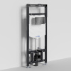 Инсталляция для унитаза Wasserkraft Alme 15TLT.010.ME.PB03, механическая клавиша черная