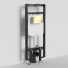 Инсталляция для унитаза Wasserkraft Dinkel 58TLT.010.ME.PG03, механическая клавиша золото глянцевое