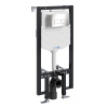 Инсталляция для унитаза Wasserkraft Vils 56TLT.010.ME.BN03, механическая клавиша никель