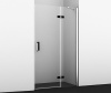 Душевая дверь в нишу Wasserkraft Aller BLACK MATT L/R, 120 х 200 см, 10H05LBLACK MATT