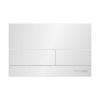 Инсталляция для унитаза Wasserkraft Salm 27TLT.010.ME.BL.WH04, декоративная стеклянная панель черная, механическая кнопка смыва белая