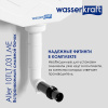 Смывной бачок для унитаза Wasserkraft Aller 10TLT.031.ME.PB01, с механической кнопкой смыва цвет - черный глянцевый