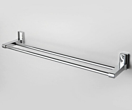 Полотенцедержатель Wasserkraft Leine, двойной, 65 см, хром, K-5040