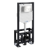 Инсталляция для унитаза Wasserkraft Dill 61TLT.010.ME.BN03, механическая клавиша никель