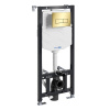 Инсталляция для унитаза Wasserkraft Aller 10TLT.010.ME.PG03, механическая клавиша цвет золото глянцевое