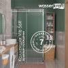 Душевой уголок Wasserkraft Vils 56R16, 110 х 100 х 200 см, профиль серебристый, стекло прозрачное