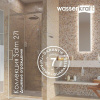 Душевой уголок Wasserkraft Salm 27I03, квадратный, 90 см